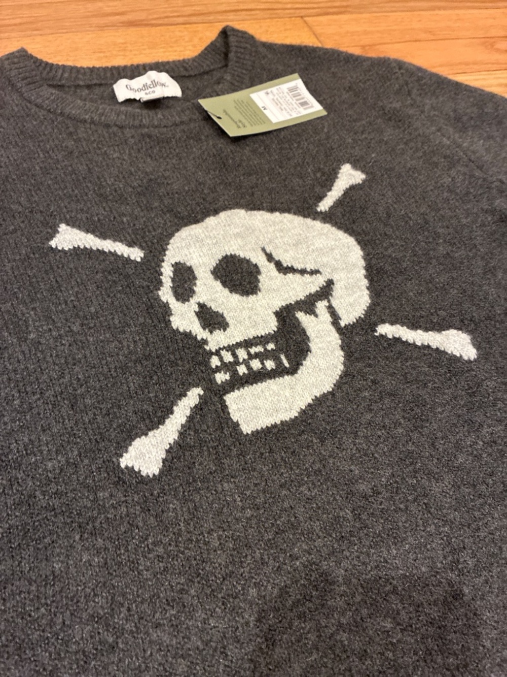Goodfellow Skull Sweater - Picture 2 of 6